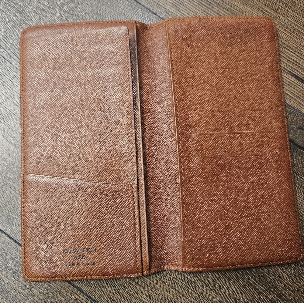 Louis Vuitton Monogram Long Wallet / Checkbook Cover – Vintage FULL INCLUSION - Picture 13 of 16